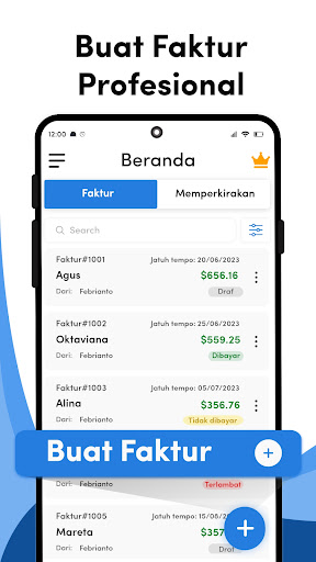 Pratinjau aplikasi