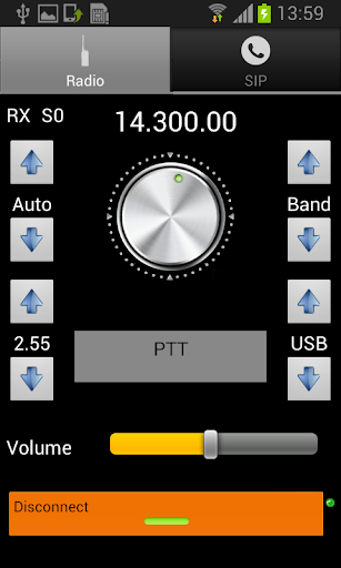 Android application Remoterig RRC-Nano E screenshort