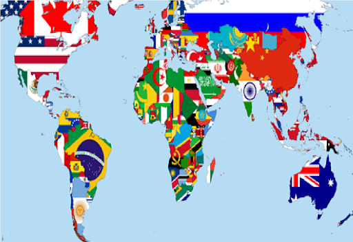 Android application geography - quiz of the world screenshort