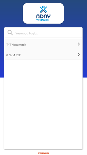 Android application Aday Video Çözüm screenshort