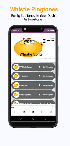 Whistle ringtone Screen 3