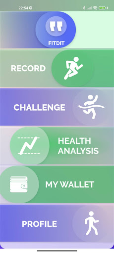 Android application FITDIT screenshort