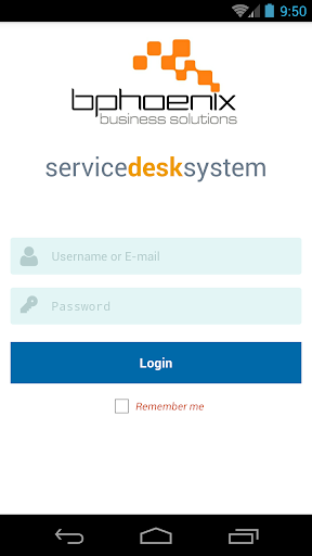 Service Desk System Screen 2
