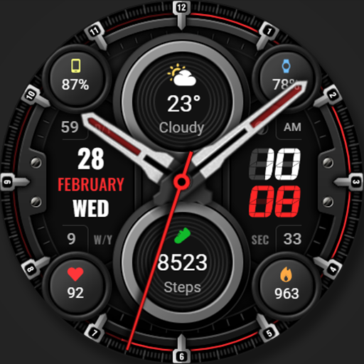 WFP 327 Hybrid watch face Logo