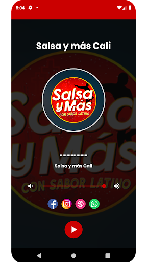 Android application Salsa y más Cali screenshort