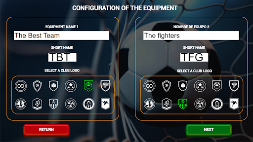 Android application Kings Football League App screenshort