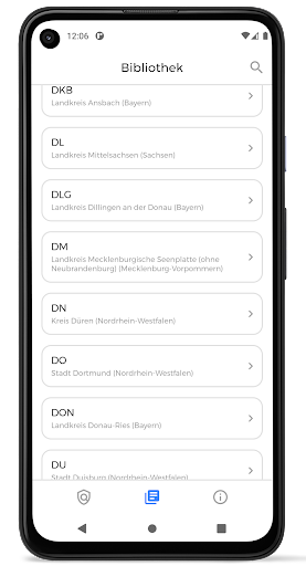 CarLib: Kennzeichen-Suche Screen 3