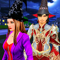 Приключения Хэллоуина Ведьма и Мастера