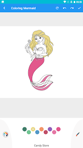 mermaid : coloring