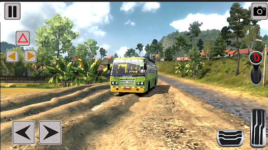 Mud Bus Driving Offroad Game  screenshots 2