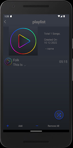 MusicPlayer Screen 3