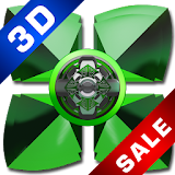 Next Launcher Theme Green Gear icon