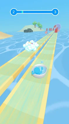 Bathtub Race 3D - Screenshot 1
