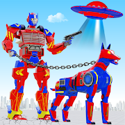 Police Dog Robot Car Game - Robot Transforme Games 4.5.6 Icon