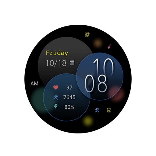 Geometric Circle For Wear OS logo