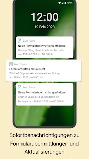 Mobile Formulare – Zoho Forms Screenshot