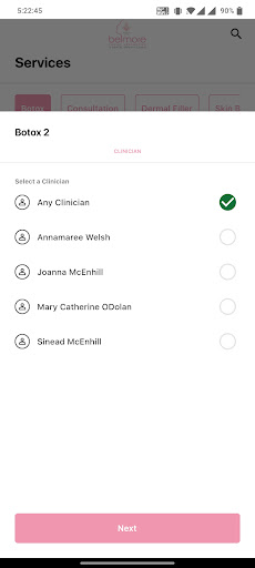 Belmore Facial Clinic Screen 3