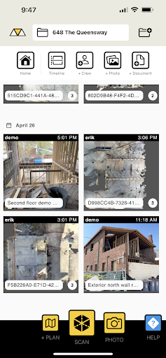 Manifold: Contractor App Screen 3