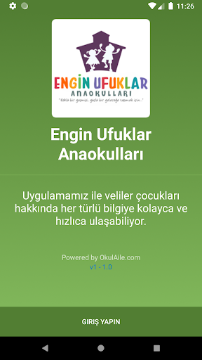 Android application Engin Ufuklar Anaokulları screenshort
