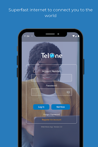 Android application My Telone screenshort