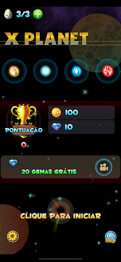 Visualização do aplicativo