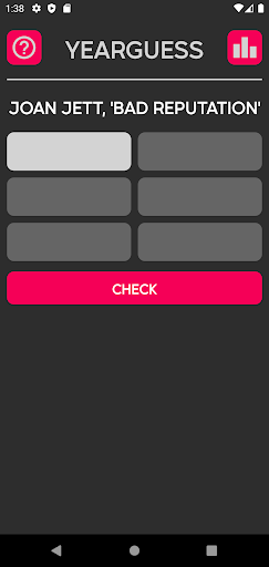Android application YearGuess: Music screenshort
