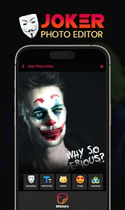 Joker face photo editor App