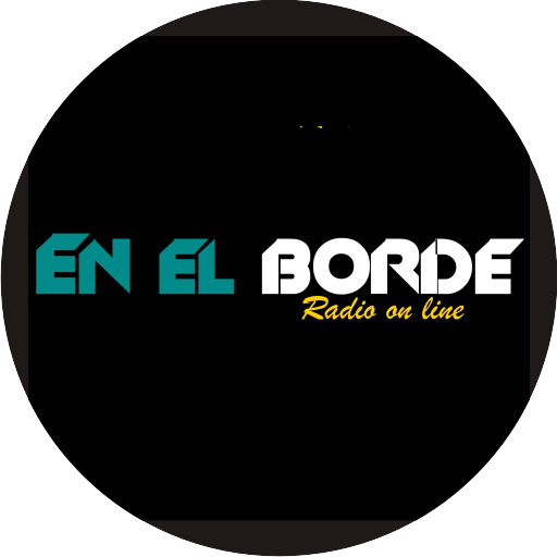 En el borde radio logo