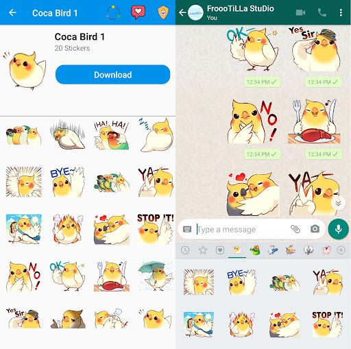 Bird Stickers For WASticker Screen 3