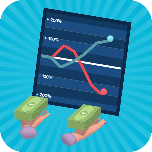 Merge N Invest! -3D money rush logo