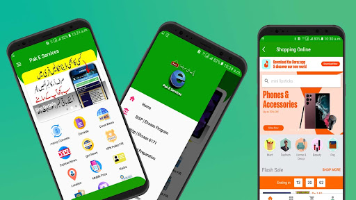 Android application Pak E Services screenshort