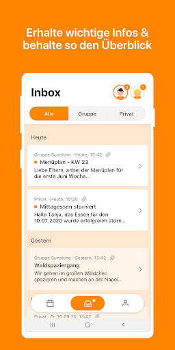 Kinderland App Screen 2