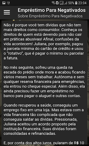 Empréstimo Negativados-Guia Screen 3