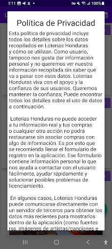 Loterias Hoy Honduras Screen 3
