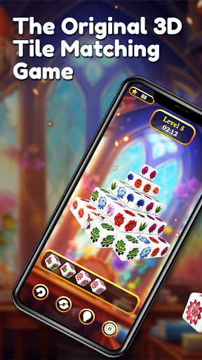 Android application Flower Roll Mania: Flower Cube screenshort