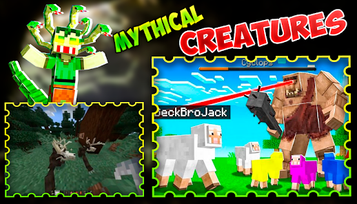 Captura de Pantalla 3 Mythical Creatures Addon MCPE android