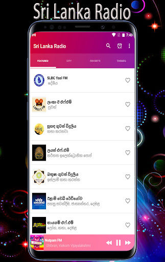 Android application Sri Lanka Radio screenshort