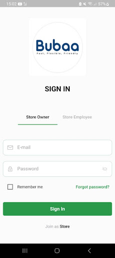 Bubaa Vendor Screen 2