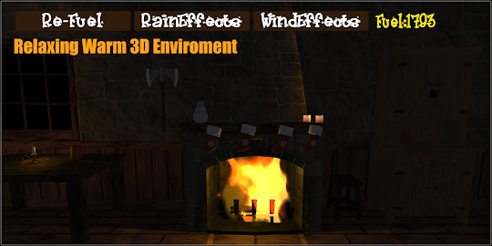 3D Medieval Christmas Fireplac