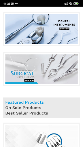 Amodent Online Dental Shopping Screen 3