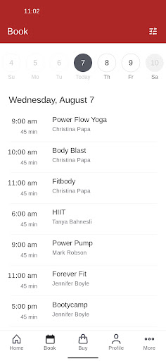 Me First Fitness Screen 2