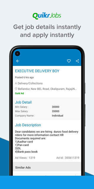 Quikr Jobs Search & Career Appのおすすめ画像4
