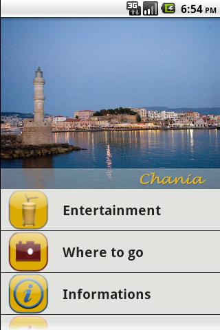 Android application Chania App screenshort