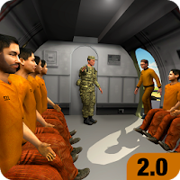 Army Criminals Transport Plane 2.0: Bus Simulator