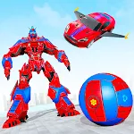 Cover Image of ดาวน์โหลด Volleyball Robot Car Game – Robot Transform Wars 1.1 APK