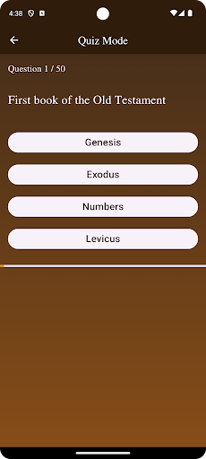 Bible Quiz Screen 3