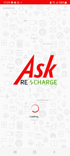 Android application Ask Recharge 1 screenshort