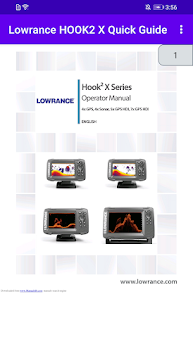 Lowrance HOOK2 X Quick Guide