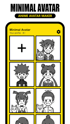 Android application Minimal Avatar Maker screenshort