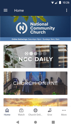 Android application National Community Church screenshort